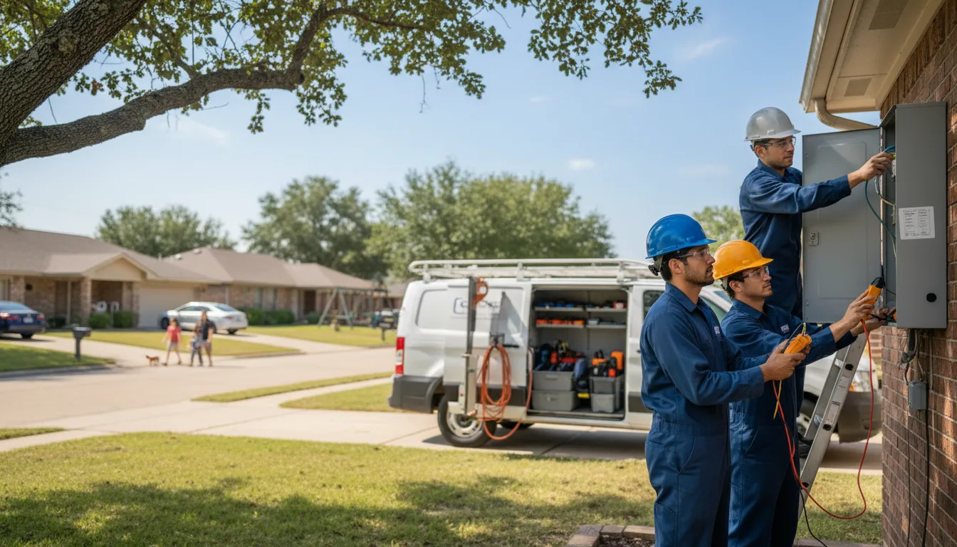 Certified electrician providing emergency electrical services in Qulin, MO